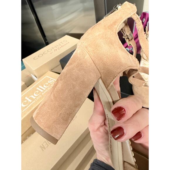 Sam Edelman Caramel Suede Heels - Picture 7 of 8